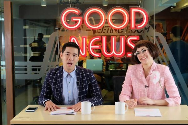 ทีวีไกด์: รายการ "WOODY UNCENSORED (วู้ดดี้ อันเซนเซอร์)" Goodnews (กู๊ดนิวส์) “นักข่าวชมพู่” กับ “เหยี่ยวข่าววู้ดดี้ ”