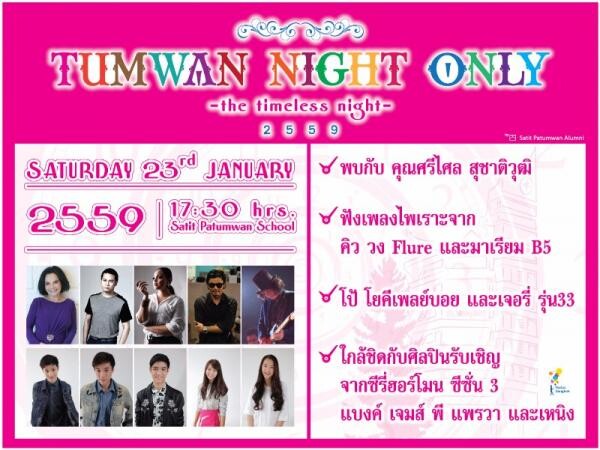 แบงค์ - ธิติ ควง แพรวา - ณิชาภัทร ร่วมงาน “Tumwan Night Only”