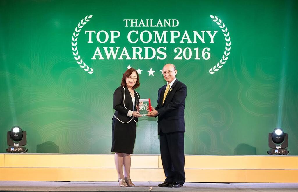 ภาพข่าว: CHO รับรางวัล THAILAND TOP COMPANY AWARDS 2016