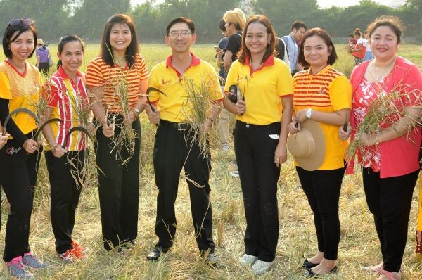 ภาพข่าว: เปิดกิจกรรมเกี่ยวข้าวธรรมศาสตร์ ปี 59