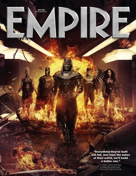 Empire ปล่อยภาพ 4 ภาพ เอ็กซ์คลูซีฟ พร้อมปกของเหล่ามนุษย์กลายพันธุ์ X-Men: Apocalypse