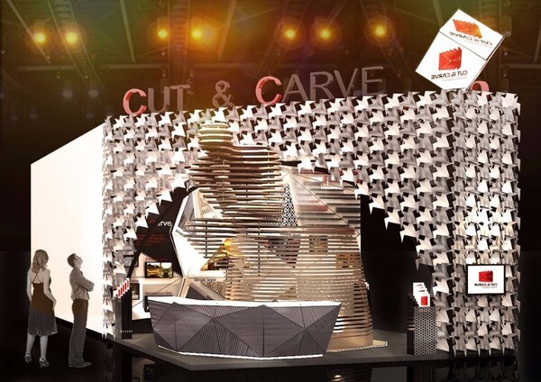 CUT & CARVE ผุดไอเดียโชว์เคสตกแต่ง Facade ในงานสถาปนิก'59