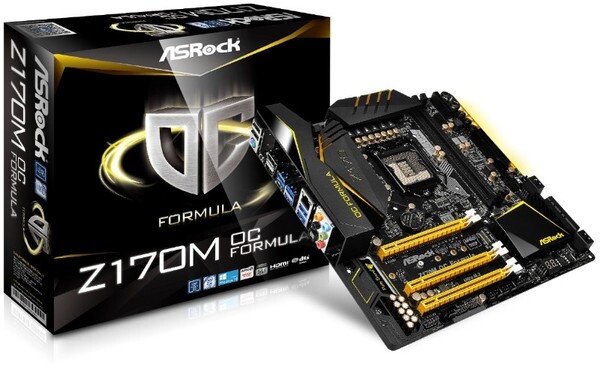 ASRock Z170M OC Formula เมนบอร์ดสุดแกร่งที่สนับสนุนแรม G.SKILL Trident Z DDR4 4333MHz