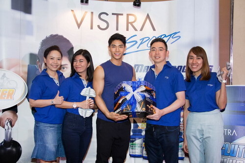 ภาพข่าว: VISTRA SPORTS (วิสทร้า สปอร์ต) เปิดตัวพรีเซนเตอร์ “นนท์ อัลภาชน์ (Mickey)”