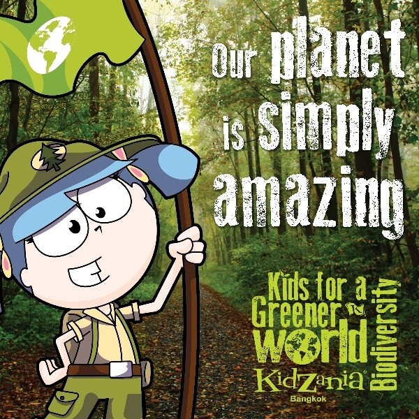 คิดส์ซาเนีย กรุงเทพ ส่งเสริมเยาวชนร่วมรณรงค์ลดโลกร้อนในนิทรรศการ ”Kids for a Greener World”