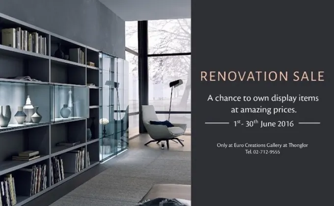 Euro Creations Renovation Sale