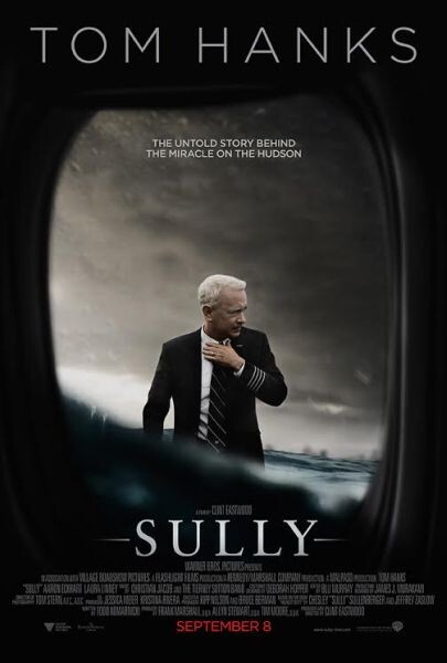 Movie Guide: ทอม แฮงค์ส บนโปสเตอร์และตัวอย่างแรก Sully จากผลงานการกำกับของ คลินท์ อีสต์วูด