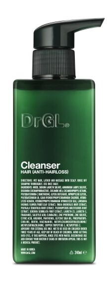 ฟื้นฟูลึกถึงระดับเซลล์ผม เสมือนผมเกิดใหม่ เงางามมีชีวิตชีวา DrGL?Cleanser HAIR ANTI-HAIRLOSS แชมพูป้องกันการขาดและหลุดร่วงของเส้นผม