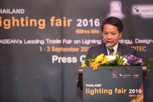 PEA ประกาศความพร้อมการจัดงาน Thailand Lighting Fair 2016 ดึงบริษัทชั้นนำระดับโลกร่วมโชว์นวัตกรรมไฟฟ้าแสงสว่างอัจฉริยะ