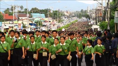 ชาวสันทราย ร่วมสานต่อประเพณี เดิน -วิ่งการกุศล แม่โจ้-สันทราย ประเพณีรับน้องใหม่แม่โจ้ สร้างสัมพันธ์ชุมชน ที่อบอุ่นประทับใจมายาวนาน