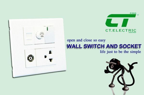 เปิด-ปิดแสนง่าย ทันสมัยทุกมุมมอง CT.ELECTRIC WALL SWITCH AND SOCKET หนึ่งในผลิตภัณฑ์คุณภาพจาก..จีโนลกรุ๊ป