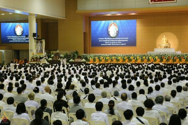 วัดพระธรรมกายจัดพิธีบำเพ็ญกุศล สัตตมวาร ถวายพระบรมศพ  พระบาทสมเด็จพระปรมินทรมหาภูมิพลอดุลยเดช