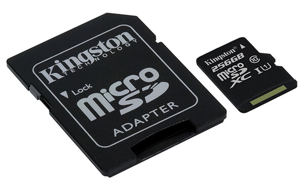 Kingston เปิดตัวเมมโมรีการ์ด microSDXC Class 10 UHS-I ความจุ 256GB