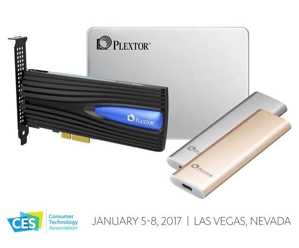 PLEXTOR เปิดตัวไดร์ฟ SSD ใหม่ที่มาพร้อมชิป NAND แบบ 3D ในงาน CES 2017