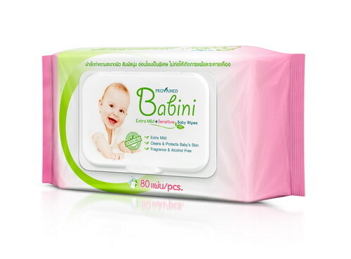 โปรวาเมด เบบินี่ เบบี้ ไวพ์ (Provamed Babini Baby Wipes)