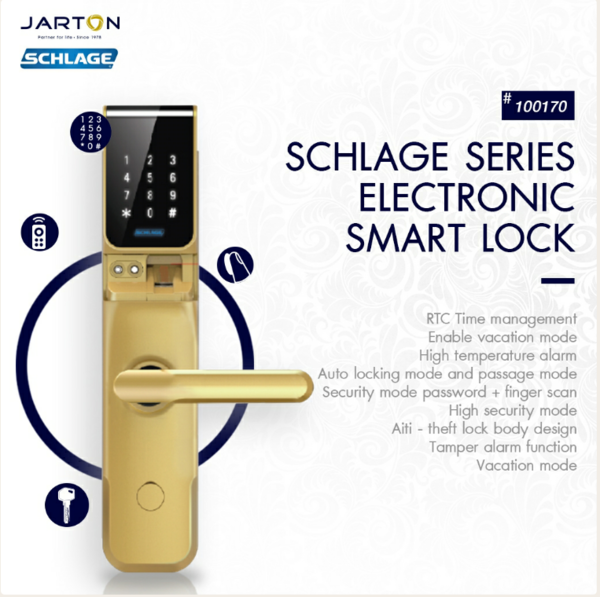 Jarton แนะนำสินค้ากุญแจดิจิตอล SCHLAGE