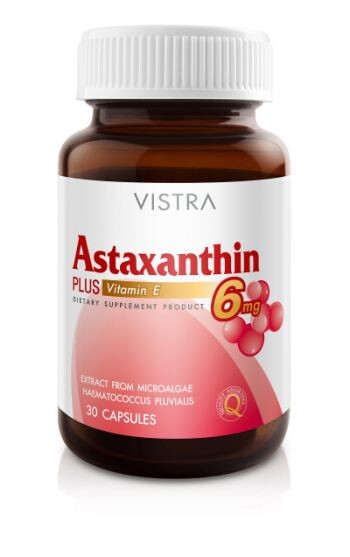 มหัศจรรย์สารอาหารต้านอนุมูลอิสระ “VISTRA Astaxanthin 6 mg. Plus Vitamin E”