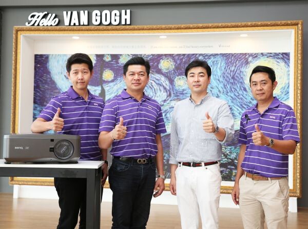 Projector BenQ ได้รับเลือกร่วมถ่ายทอดภาพศิลปะ ให้มีชีวิต เสมือนจริง ที่ “Hello Van Gogh Pattaya”