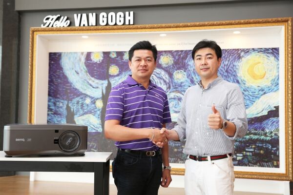 Projector BenQ ได้รับเลือกร่วมถ่ายทอดภาพศิลปะ ให้มีชีวิต เสมือนจริง ที่ “Hello Van Gogh Pattaya”