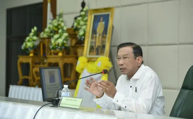 รัฐมนตรีเกษตรฯ ลงพื้นที่ติดตามสถานการณ์น้ำลุ่มเจ้าพระยา