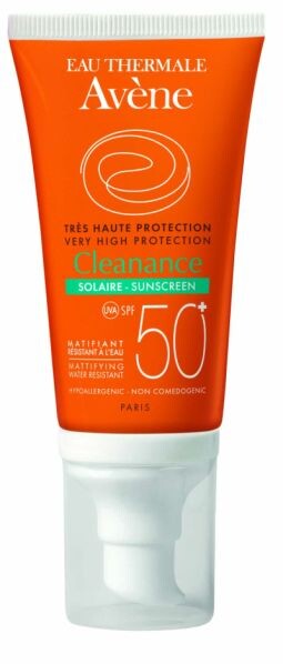 EAU THERMALE Avene  Very High Protection Cleanance SPF50+ ผลิตภัณฑ์ป้องกันแสงแดด สูตร Oil Free สุดบางเบา