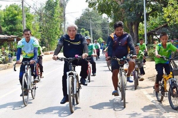 บ้านหนองไม้แก่น จ.กาญจนบุรี นำหลัก บวร มาต่อยอด ในโครงการจักรยานเพื่อสุขภาวะ ปี 2