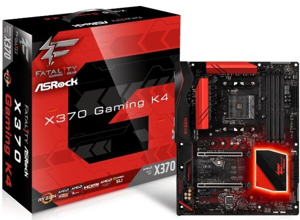 ASRock Fatal1ty X370 Gaming K4 เมนบอร์ดทรงพลัง AMD Ryzen เพื่อคอเกมเมอร์ตัวจริง