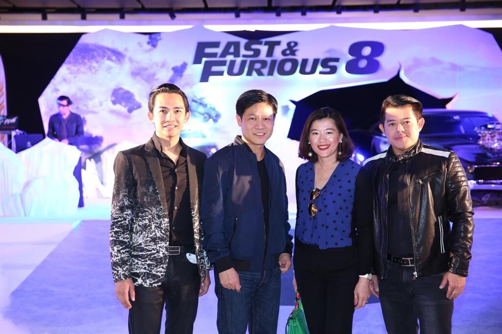 “ป๊อก & TJ” โชว์แร๊พ...ดุเดือด ในงาน “Thailand Gala Premiere Fast&Furious 8”