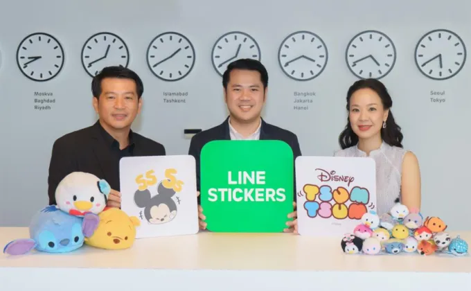 ครั้งแรก LINE จับมือ Disney สร้างสติ๊กเกอร์ภาษาไทย