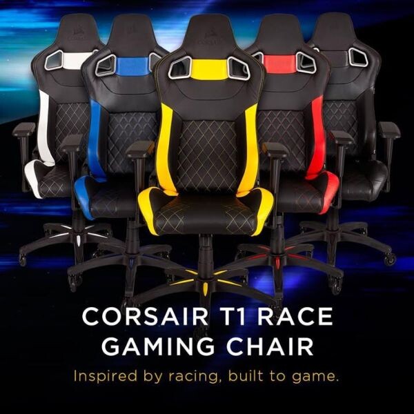 สิ้นสุดการรอคอย !! ด้วยแรงบันดาลใจจากรถแข่งสู่โลกเกมเมอร์ CORSAIR เปิดตัวเก้าอี้สำหรับเกมมิ่ง T1 RACE Gaming Chair