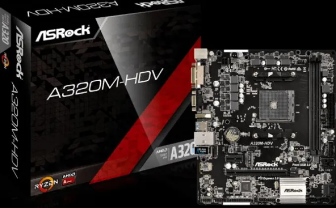 ASRock A320M-HDV เมนบอร์ดรุ่นเล็ก