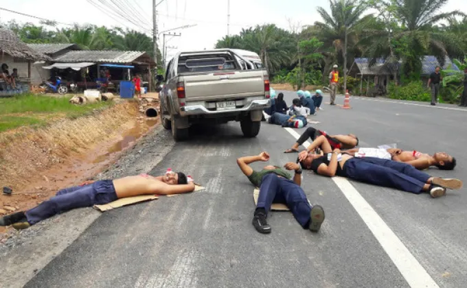 รวมพลังคนคลองท่อม “จัดการจุดเสี่ยงเพื่อป้องกันอุบัติเหตุในชุมชน”