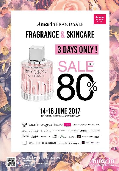 ในงาน Amarin Brand Sale: Fragrance & Skincare Sale Up To 80%