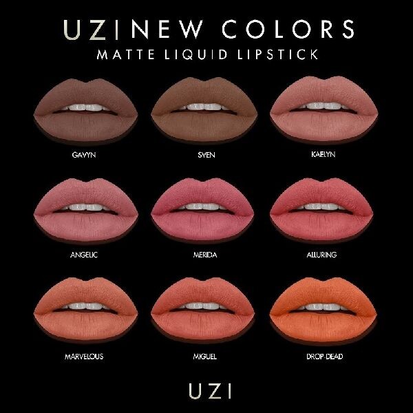 UZI COSMETIC (ยูซี่ คอสเมติค) แนะนำผลิตภัณฑ์ลิควิด?ลิปสติกเนื้อแมตต์ 9 เฉดสีใหม่