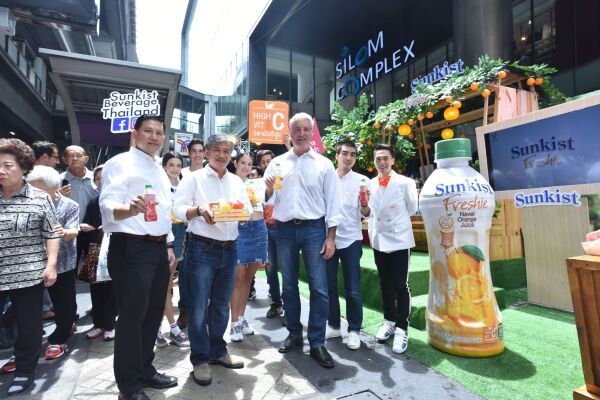 “วี ฟู้ดส์” ส่งน้ำส้มแบรนด์คุณภาพระดับโลก “ซันคิสท์” ลงตลาด สานตำนานสวนส้มซันคิสท์แคลิฟอร์เนีย เอาใจคนรุ่นใหม่ที่ใส่ใจสุขภาพ