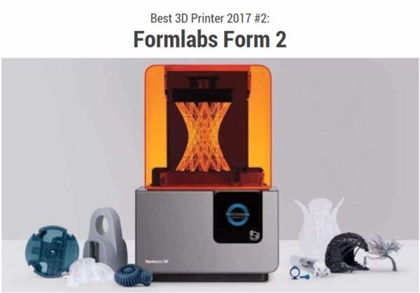 Ultimaker 3 และ Form 2 เครื่องพิมพ์สามมิติที่ดีที่สุดอันดับ 1 และอันดับ 2 แห่งปี 2017