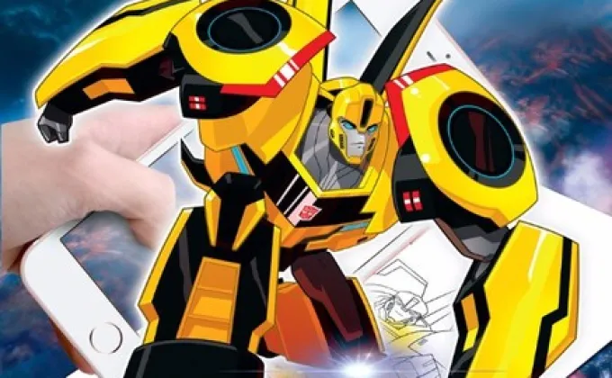 แนะนำหนังสือ TRANSFORMERS AR Coloring