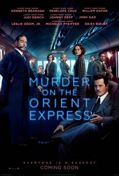 Movie Guide: เรียงหน้าผู้ต้องสงสัยบนโปสเตอร์ล่าสุด Murder on the Orient Express เข้าฉาย 23 พฤศจิกายน ในโรงภาพยนตร์