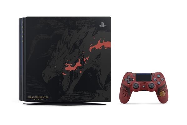 เครื่องเล่นเกม PlayStation 4 Pro ชุดใหม่พิเศษ  MONSTER HUNTER: WORLD RATHALOS EDITION