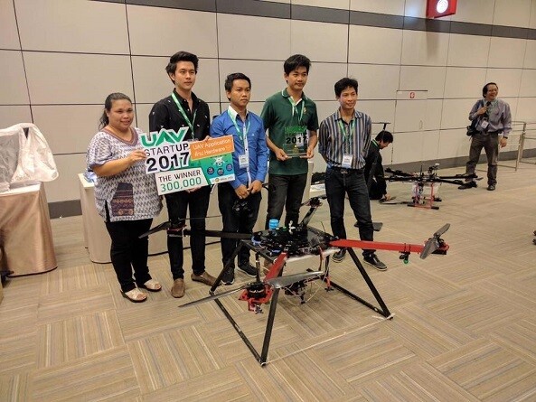 นศ.มจธ. สร้าง UAV ช่วยเกษตรกรสวนมะพร้าวด้วยเทคโนโลยีระบบอัตโนมัติตอบโจทย์ไทยแลนด์ 4.0