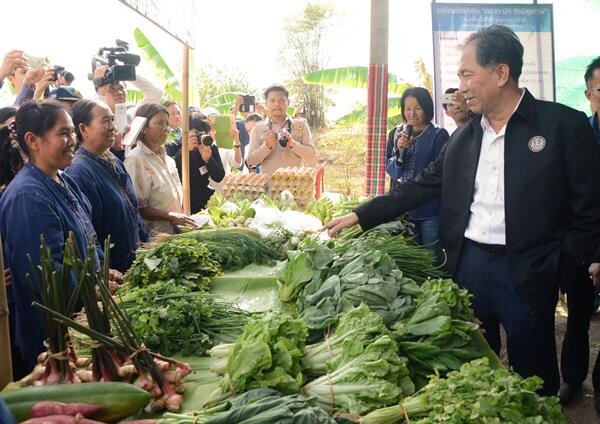 ภาพข่าว: ก.เกษตรฯ ตรวจเยี่ยมแปลงเกษตรทฤษฏีใหม่