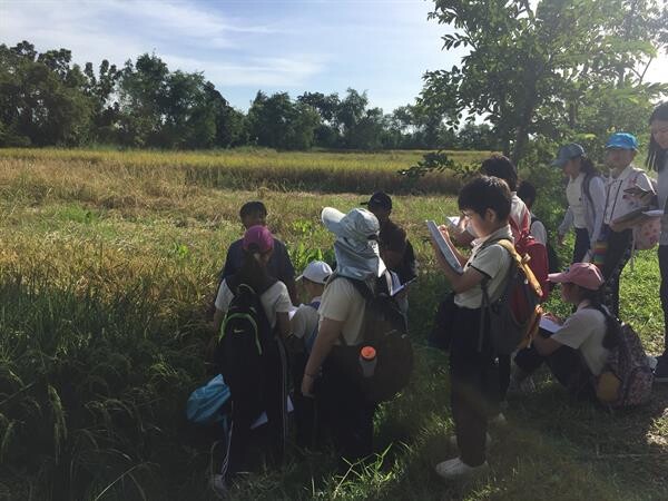 เรียนรู้การปลูกข้าว “มูลนิธิข้าวขวัญ” ใน หนองโพ ๙ ตามพระราชปณิธาน สานต่ออาชีพที่พ่อให้