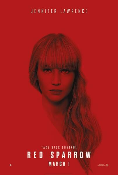 Movie Guide: ถึงเวลาเธอกลับมาทวงคืนพบกับโปสเตอร์ล่าสุด Red Sparrow เข้าฉาย 1 มีนาคม ในโรงภาพยนตร์