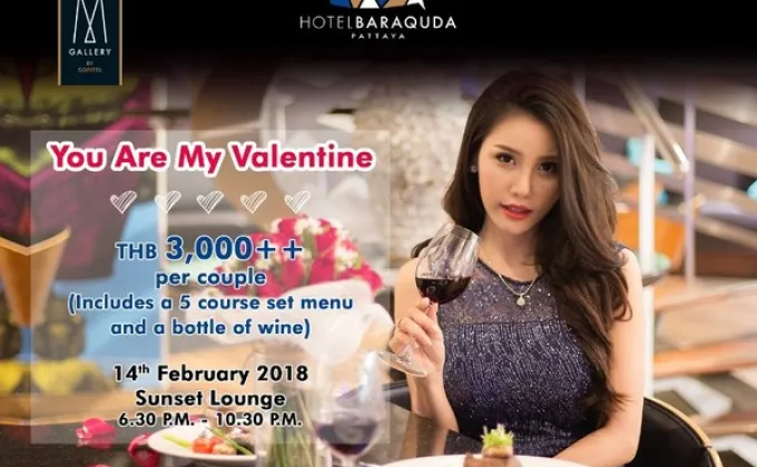 You are my Valentine - Hotel Baraquda