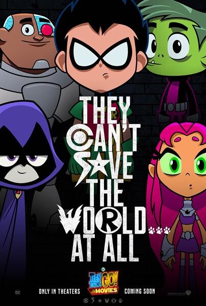 โปสเตอร์ใหม่จาก Teen Titans Go! To the Movies แอนิเมชั่นซูเปอร์ฮีโร่ที่จะทำให้คุณลืมภาพเก่าๆ