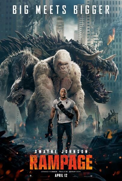 รวมอสูรกายยักษ์ บนโปสเตอร์ล่าสุดจาก Rampage ส่งสัญญาน การต่อสู้ครั้งใหญ่กำลังจะเริ่มขึ้น