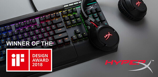 HyperX ควงคู่คว้ารางวัล iF DESIGN AWARDS 2018