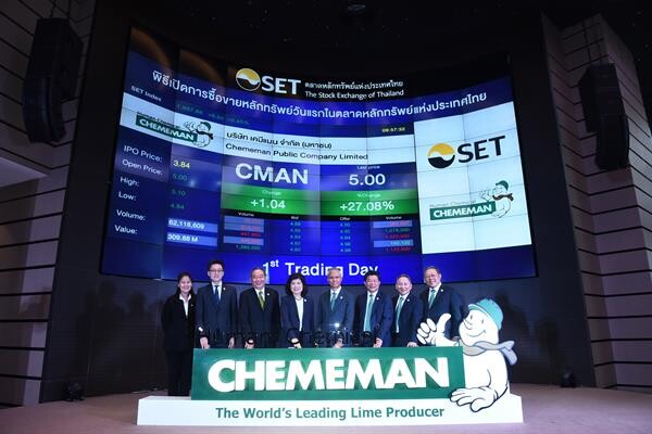 ภาพข่าว “CMAN เริ่มซื้อขายในตลาดหลักทรัพย์ฯ วันแรก