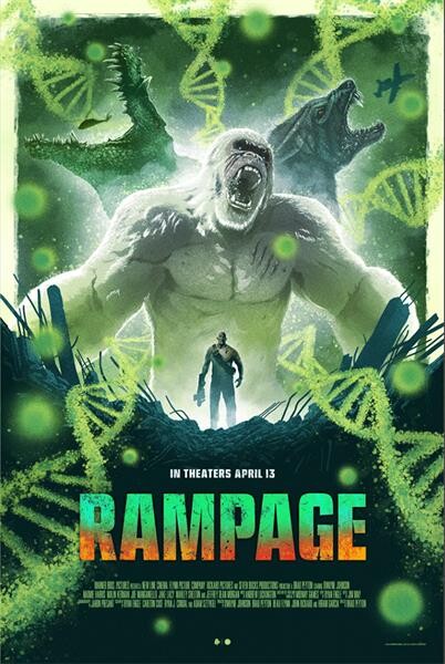 Rampage ใหญ่ชนยักษ์ จัดเต็มภาพโปสเตอร์ 8 แบบ ก่อนการต่อสู้ครั้งใหญ่จะเริ่มขึ้น 12 เมษายน นี้