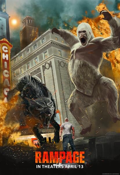 Rampage ใหญ่ชนยักษ์ จัดเต็มภาพโปสเตอร์ 8 แบบ ก่อนการต่อสู้ครั้งใหญ่จะเริ่มขึ้น 12 เมษายน นี้